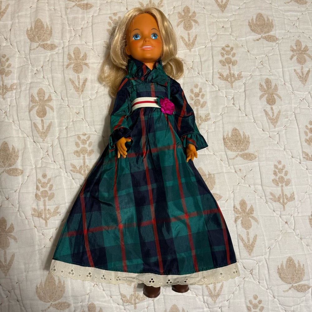 Vintage 1971 IDEAL BRANDI DOLL W/ Growing Blonde Hair Crissy's California Cousin